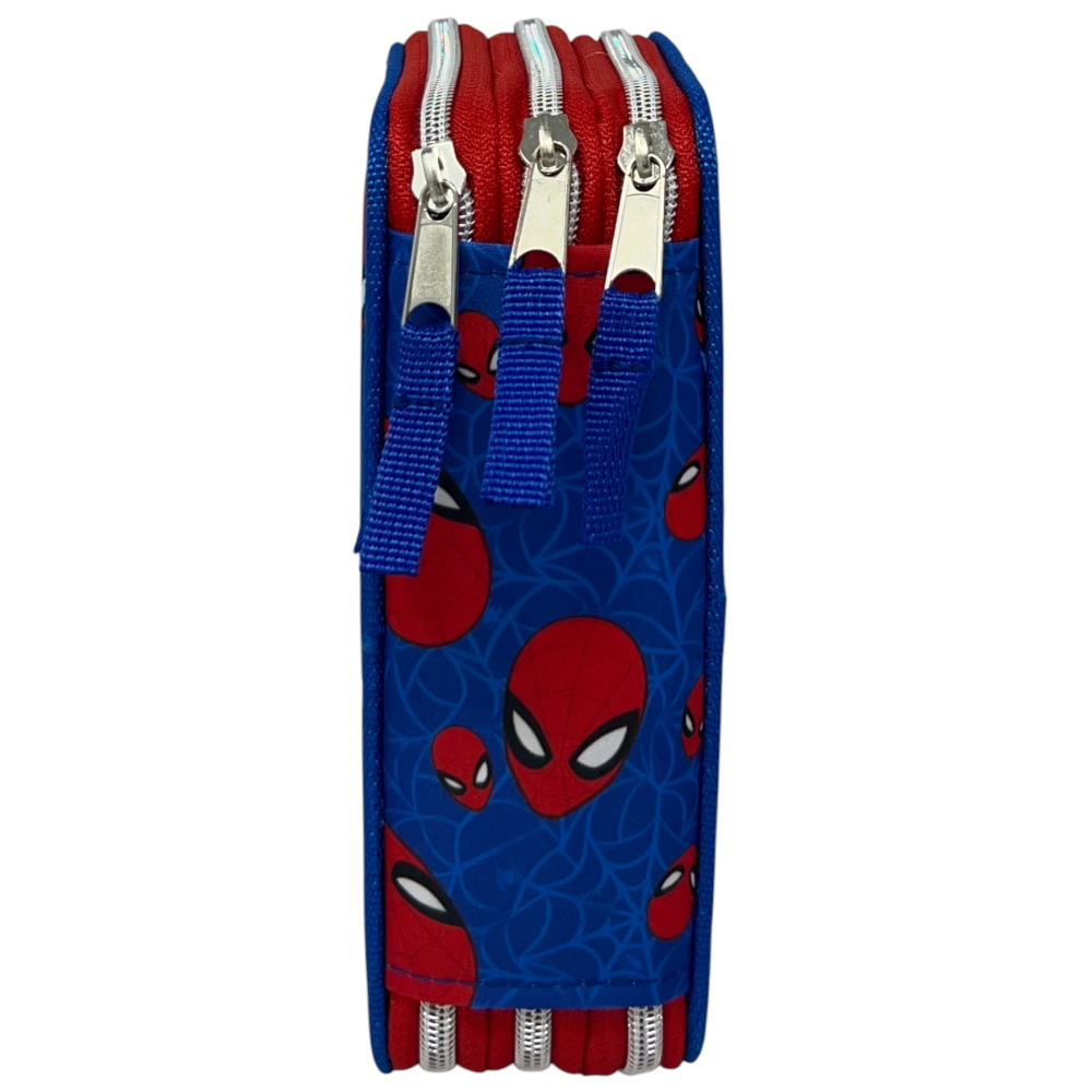 ASTUCCIO SCUOLA SPIDERMAN MARVEL MULTISCOMPARTO 3 ZIP PORTACOLORI GIOTTO - 5562