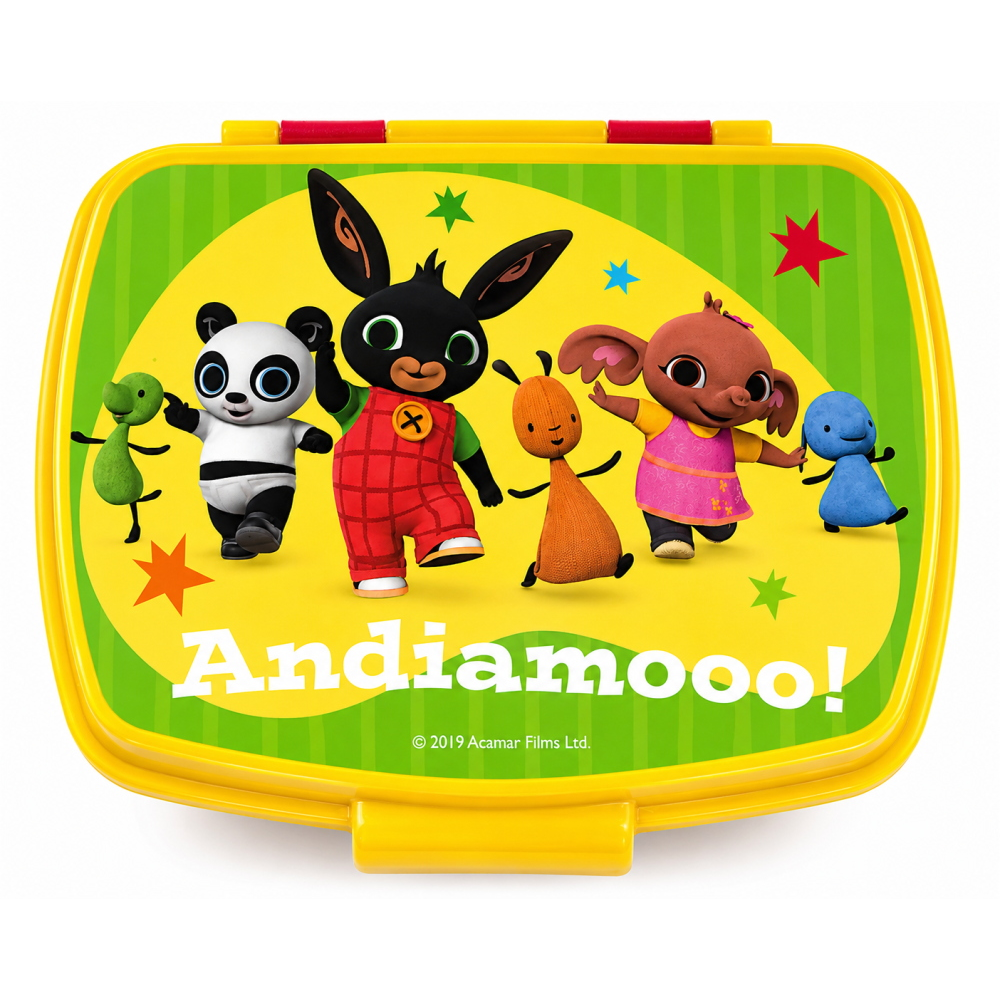 PORTAMERENDA BING BUNNY PADGET PANDO FLOP SULA AMMA PORTA PRANZO SCUOLA TEMPO LIBERO CM. 17X14X6 - ST44274