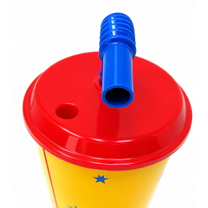 BICCHIERE CON CANNUCCIA BING BUNNY CONIGLIETTO IN PLASTICA ML.430 - ST1003