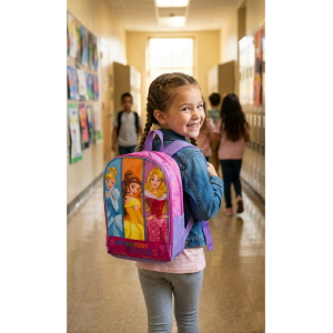 ZAINO ASILO PRINCIPESSE DISNEY BORSA 31 CM PER SCUOLA MATERNA O TEMPO LIBERO - AST1941
