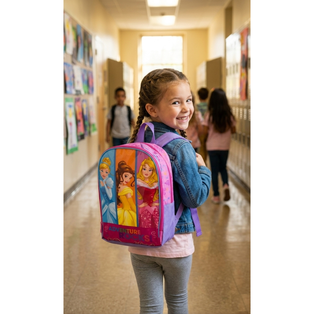 ZAINO ASILO PRINCIPESSE DISNEY BORSA 31 CM PER SCUOLA MATERNA O TEMPO LIBERO - AST1941