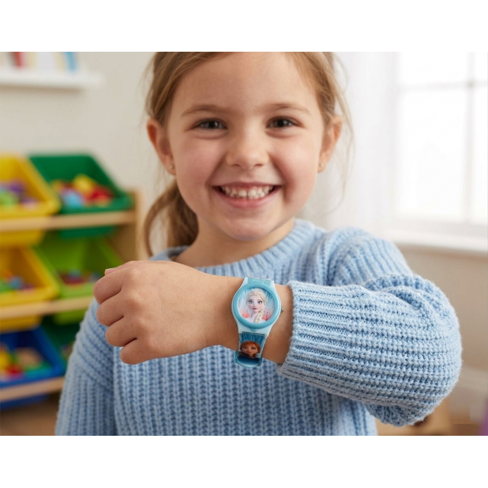 OROLOGIO DA POLSO DIGITALE FROZEN II DISNEY CON 10 COPERCHI INTERCAMBIABILI - WD21124