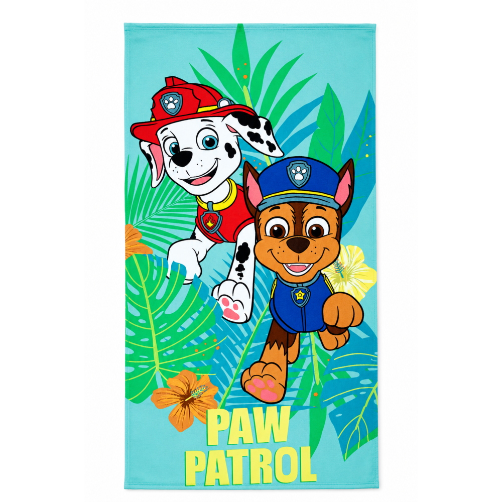 TELO MARE PAW PATROL ASCIUGAMANO PER BAMBINI IN MICROFIBRA CM 140X70 - EX1873