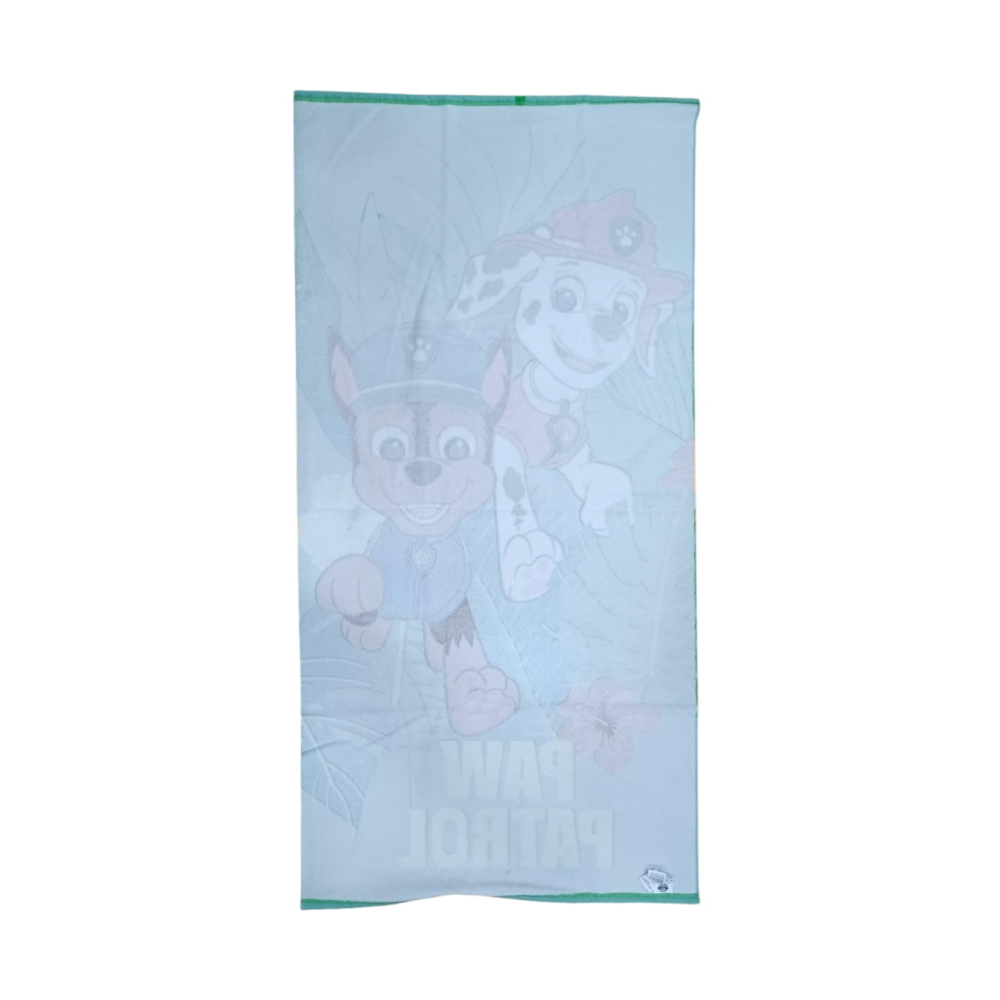 TELO MARE PAW PATROL ASCIUGAMANO PER BAMBINI IN MICROFIBRA CM 140X70 - EX1873