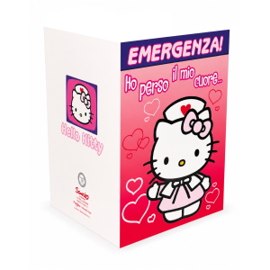 Biglietto Auguri Hello Kitty Ti Voglio Bene Emergenza Amore