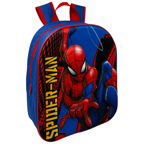 ZAINO ASILO 3D SPIDERMAN MARVEL IMMAGINE A RILIEVO BORSA SCUOLA TEMPO LIBERO - 508835