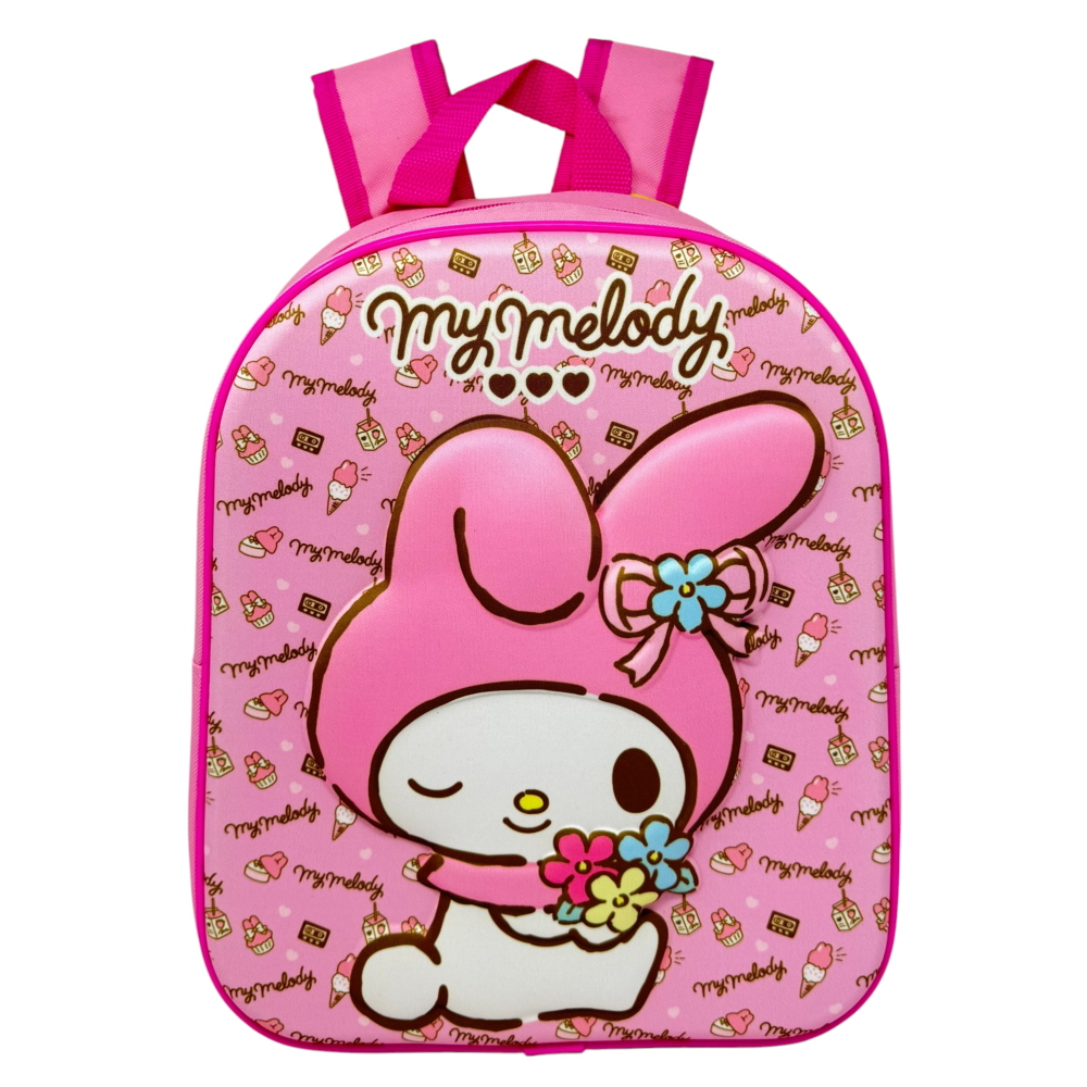 ZAINO ASILO 3D MY MELODY SANRIO IMMAGINE A RILIEVO BORSA SCUOLA TEMPO LIBERO - 1000EVA315285