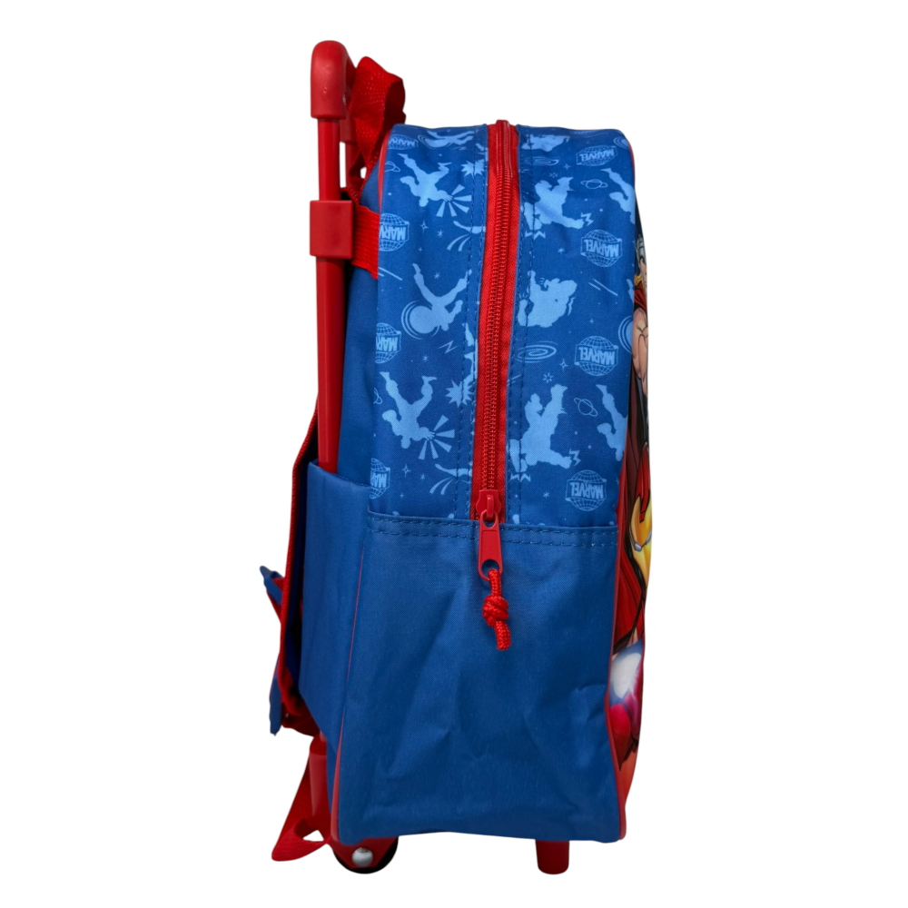 ZAINO ASILO TROLLEY AVENGERS MARVEL BORSA PER SCUOLA MATERNA TEMPO LIBERO - 506381