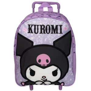 ZAINO ASILO TROLLEY KUROMI SANRIO BORSA PER SCUOLA MATERNA TEMPO LIBERO - 1042815284