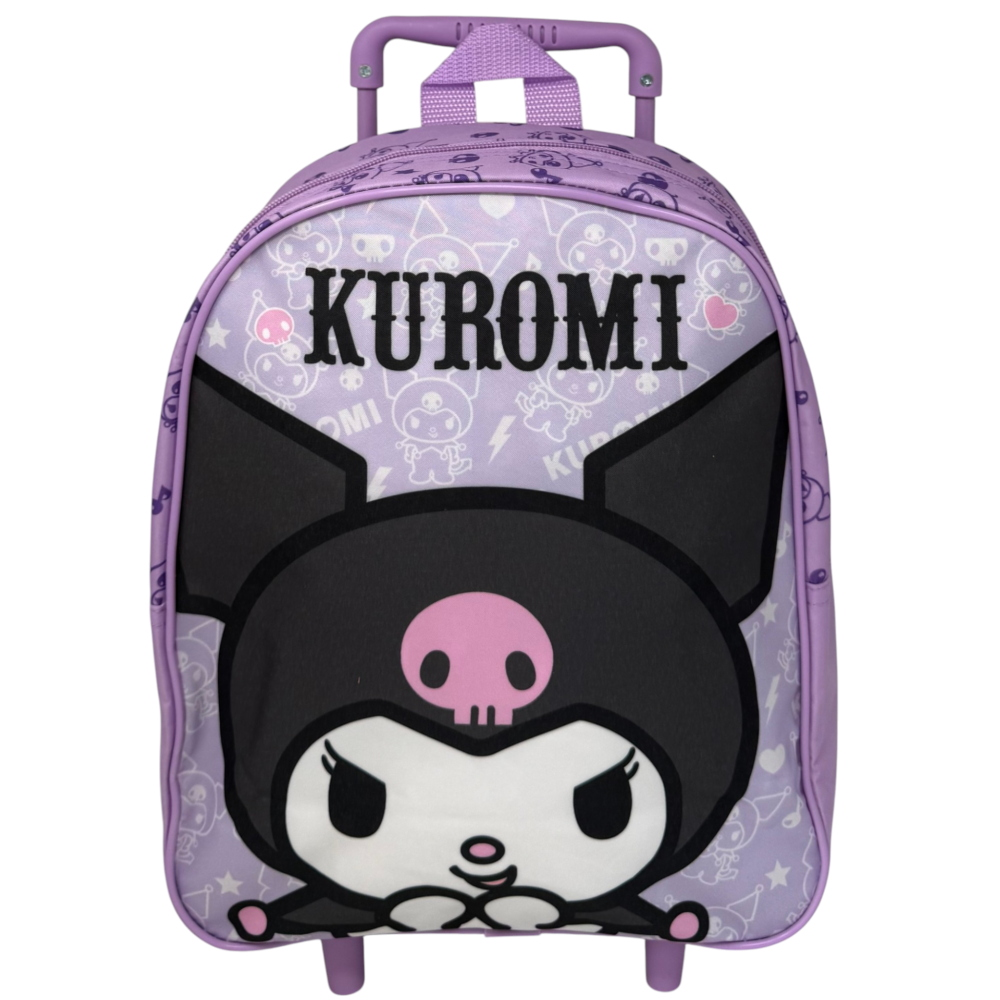 ZAINO ASILO TROLLEY KUROMI SANRIO BORSA PER SCUOLA MATERNA TEMPO LIBERO - 1042815284