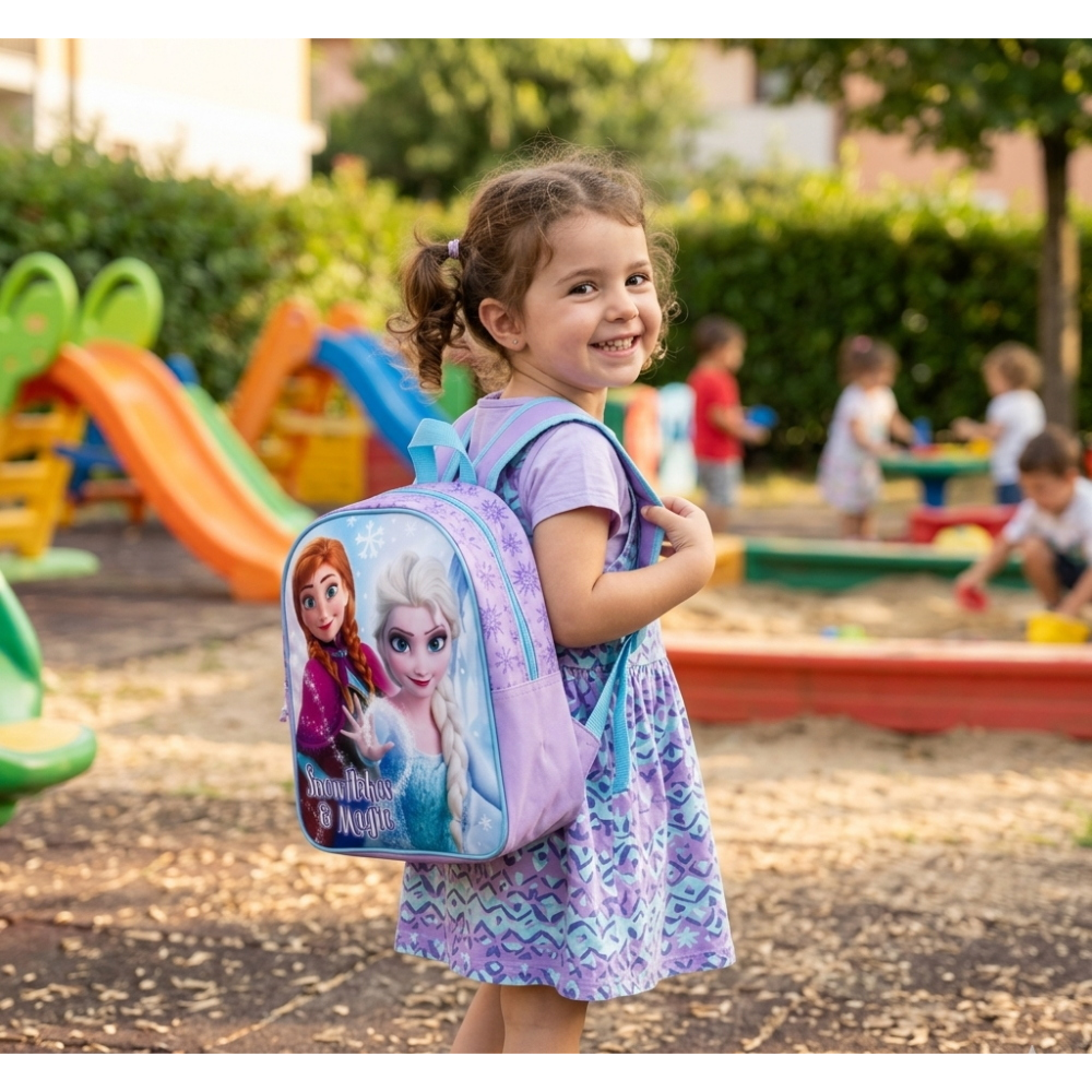 ZAINO ASILO FROZEN DISNEY BORSA SCUOLA INFANZIA TEMPO LIBERO PASSEGGIO - 1012935300