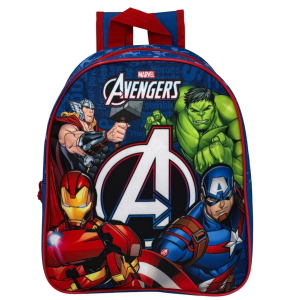 ZAINO ASILO AVENGERS MARVEL BORSA SCUOLA INFANZIA TEMPO LIBERO PASSEGGIO - 506380