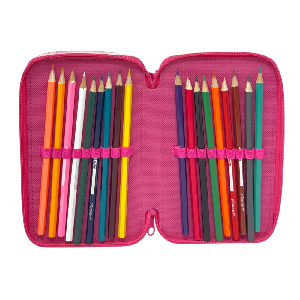 ASTUCCIO 3 ZIP SCUOLA MY MELODY SANRIO MULTISCOMPARTO PORTACOLORI GIOTTO - 1004E5285