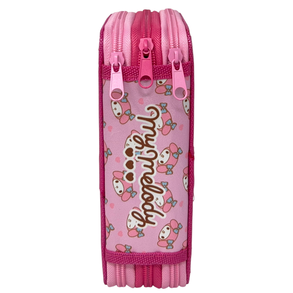ASTUCCIO 3 ZIP SCUOLA MY MELODY SANRIO MULTISCOMPARTO PORTACOLORI GIOTTO - 1004E5285