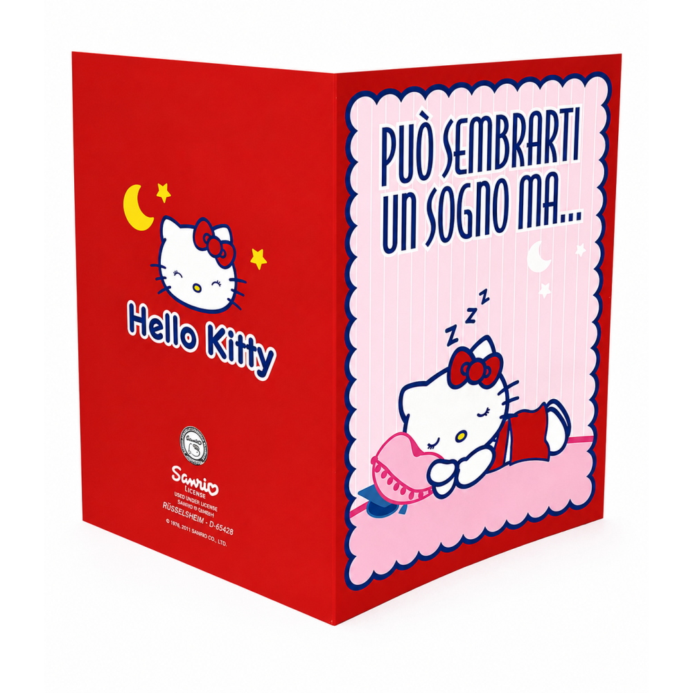 Biglietto Auguri Hello Kitty Biglietto Originale di Compleanno con Grafica Dolce e Simpatica