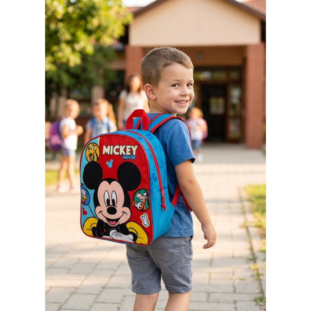 ZAINO ASILO TOPOLINO DISNEY BORSA SCUOLA INFANZIA TEMPO LIBERO PASSEGGIO - 1012935301