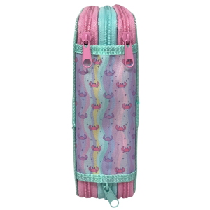 ASTUCCIO 3 ZIP SCUOLA STITCH DISNEY MULTISCOMPARTO PORTACOLORI GIOTTO - 8002833