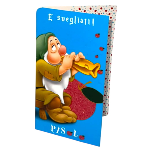 Biglietto Auguri Compleanno Nano Pisolo Simpatico e Originale