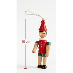 Figura Pinocchio Disney in legno 10 cm