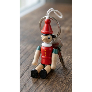 Figura Pinocchio Disney in legno 10 cm