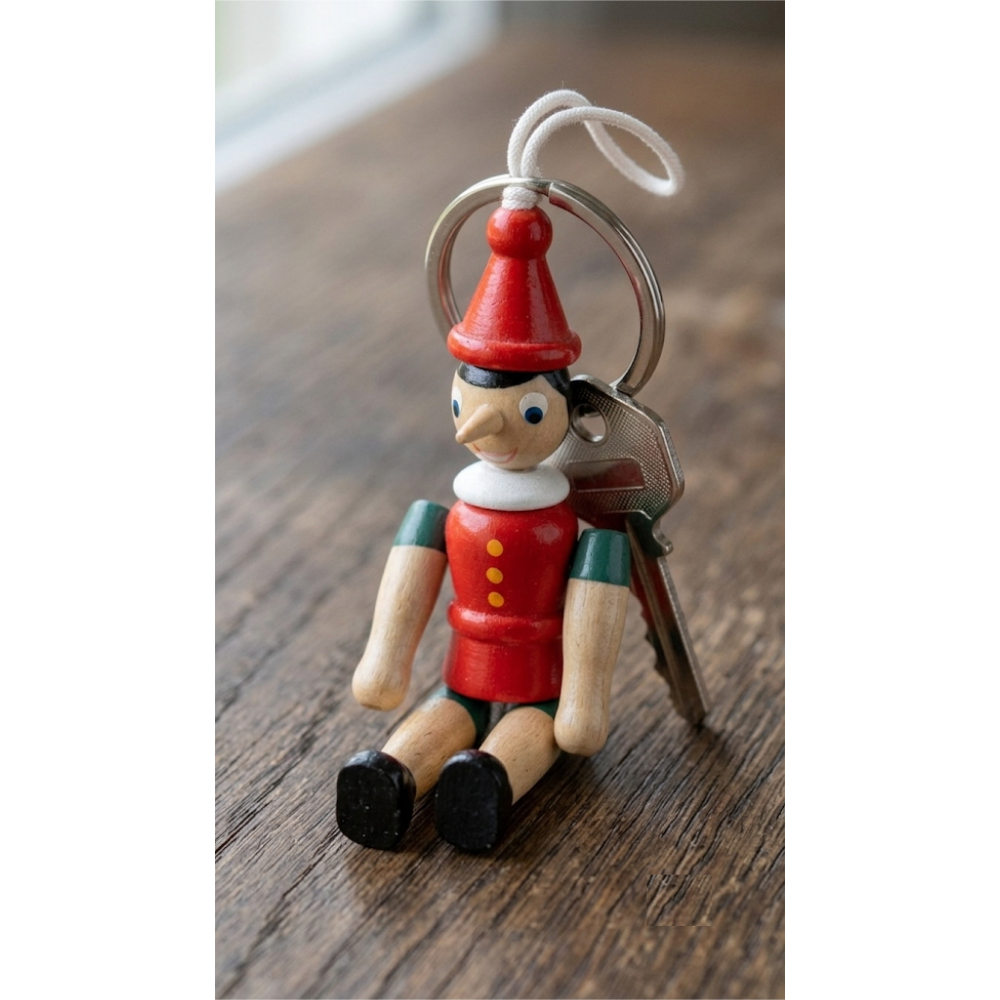 Figura Pinocchio Disney in legno 10 cm