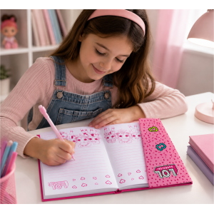 DIARIO SEGRETO LOL SURPRISE CON GLITTER CONFEZIONE REGALO BAMBINA - MT09
