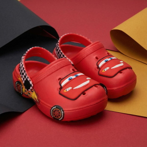 CIABATTE CARS DISNEY MODELLO CROCS IN EVA CON CINTURINO BAMBINO PISCINA MARE - 7276