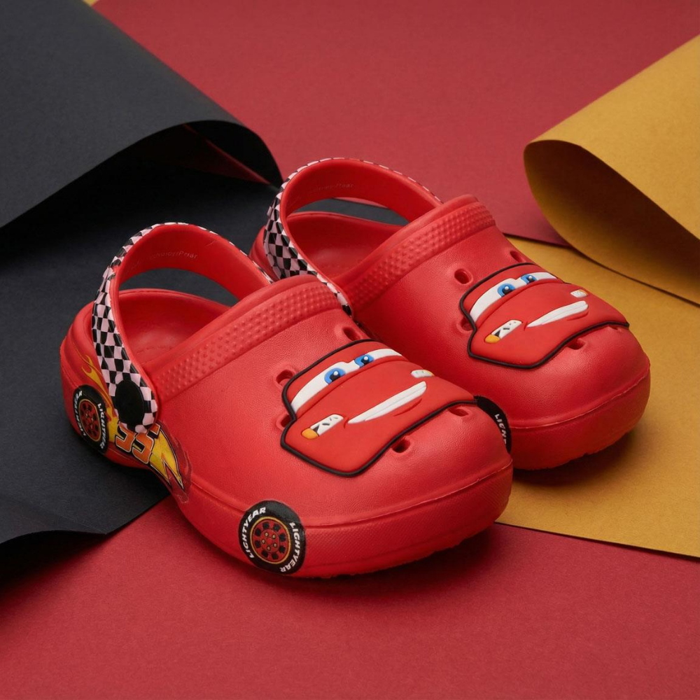 CIABATTE CARS DISNEY MODELLO CROCS IN EVA CON CINTURINO BAMBINO PISCINA MARE - 7276