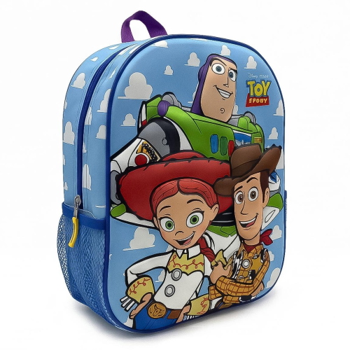 ZAINO ASILO 3D TOY STORY PIXAR BORSA CON APPLICAZIONI 30 CM PER SCUOLA MATERNA DA PASSEGGIO - 6563