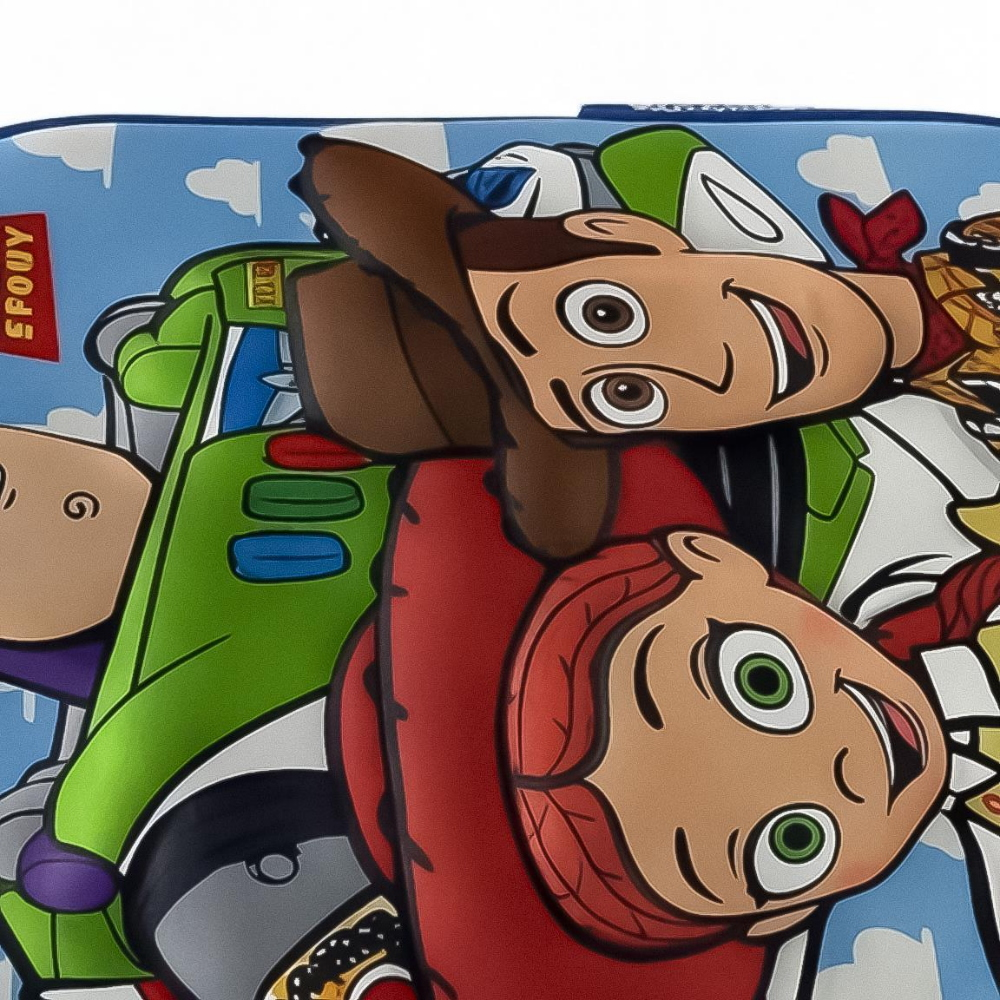 ZAINO ASILO 3D TOY STORY PIXAR BORSA CON APPLICAZIONI 30 CM PER SCUOLA MATERNA DA PASSEGGIO - 6563