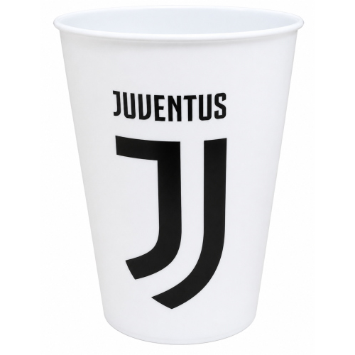 BICCHIERE JUVENTUS CAMPIONI BIANCONERI PLASTICA ML.260 CM. 10X7,5 - C02JV