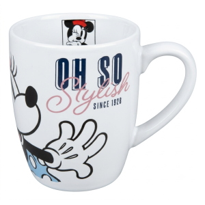 TAZZA MUG MINNIE MOUSE DISNEY CERAMICA CONICA ML. 340 CON CONFEZIONE - WD21446/3