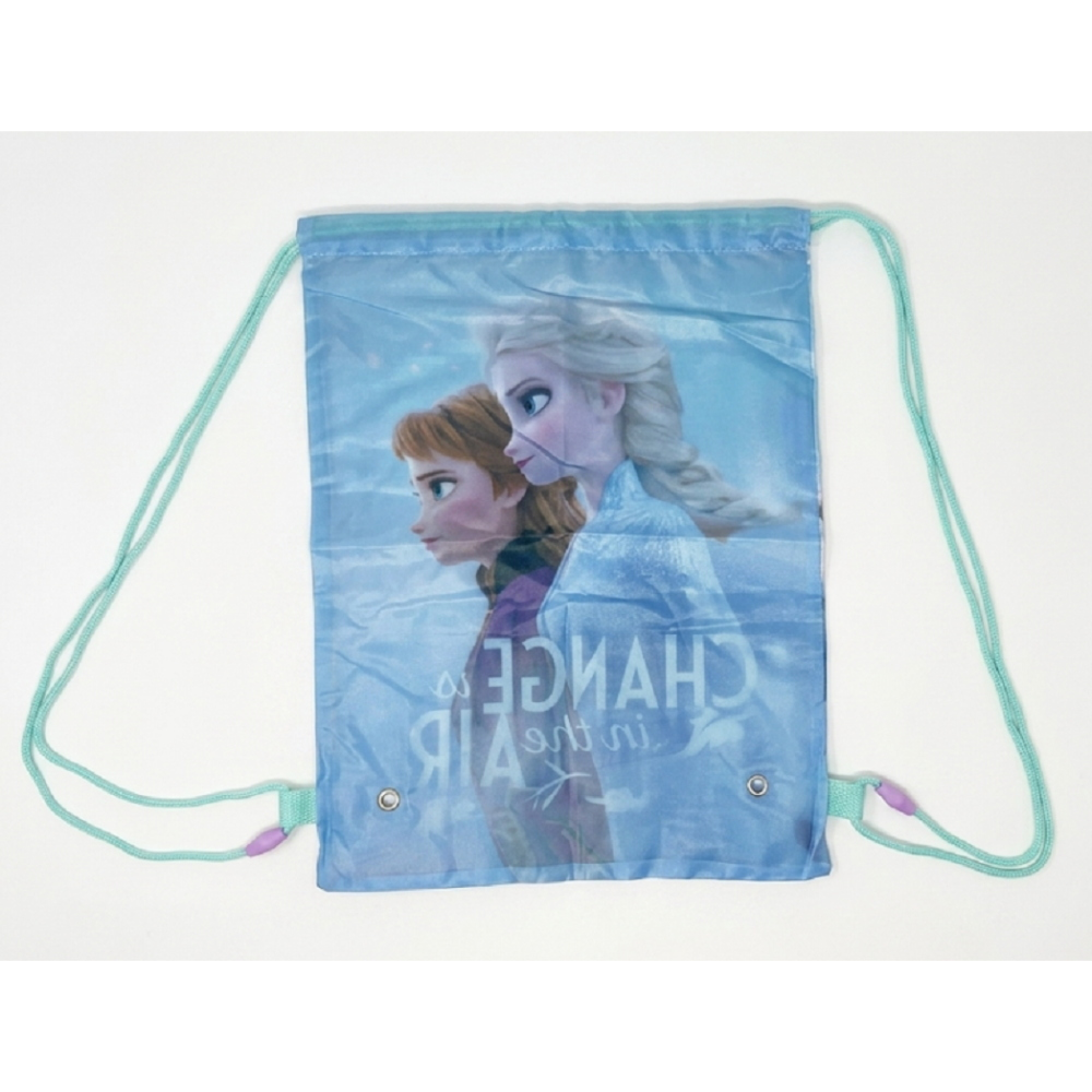 SACCA FROZEN II DISNEY ELSA CON CHIUSURA A COULISSE BORSA TEMPO LIBERO PALESTRA CM. 40X30 - WD21689