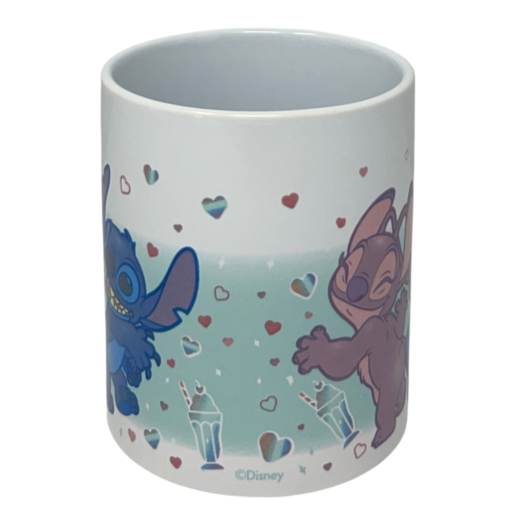 TAZZA MUG STITCH E ANGEL DISNEY IN CERAMICA 350 ML CONFEZIONE REGALO - D14213MC
