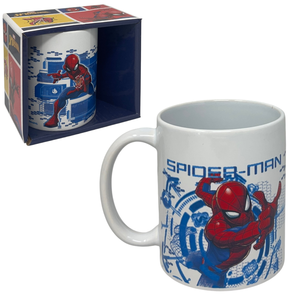 TAZZA MUG SPIDERMAN MARVEL IN CERAMICA 350 ML CONFEZIONE REGALO - M14215MC