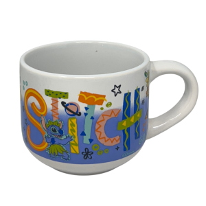 TAZZA LARGA JUMBO STITCH DISNEY IN CERAMICA 380 ML CONFEZIONE REGALO -  D14214MC