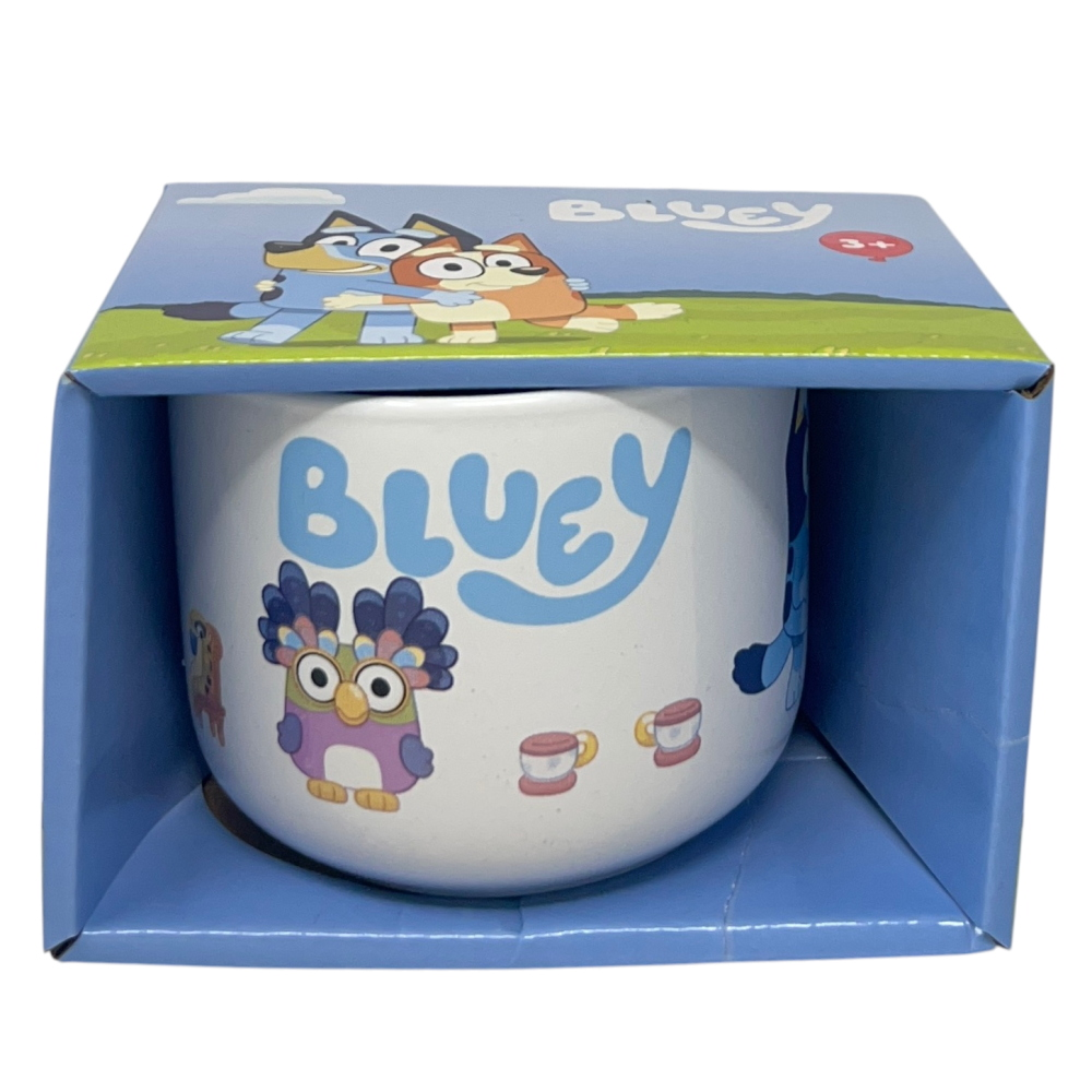 TAZZA LARGA JUMBO BLUEY IN CERAMICA 380 ML CONFEZIONE REGALO -  R13998MC