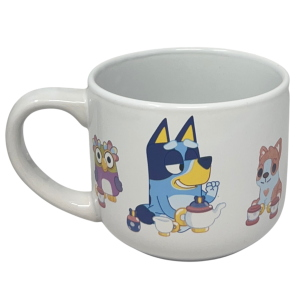TAZZA LARGA JUMBO BLUEY IN CERAMICA 380 ML CONFEZIONE REGALO -  R13998MC