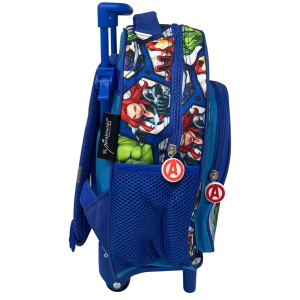 ZAINO ASILO TROLLEY AVENGERS MARVEL CON TASCA FRONTALE 30 CM. MANICO ALLUNGABILE - 673047