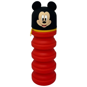 TOMBOLINO IN SILICONE TOPOLINO DISNEY ASTUCCIO ESTENSIBILE PORTA CANCELLERIA 20 CM - MIC1266