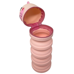 TOMBOLINO IN SILICONE UNICORNO ASTUCCIO ESTENSIBILE PORTA CANCELLERIA 20 CM - UNI1266