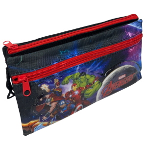 TOMBOLINO AVENGERS MARVEL 3 SCOMPARTI BUSTINA ASTUCCIO PORTACOLORI 22 CM - AV1337