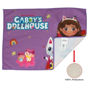 TOVAGLIETTA GABBY'S DOLLHOUSE IN TESSUTO DA COLAZIONE PRANZO CM.40X30- CI9136