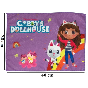 TOVAGLIETTA GABBY'S DOLLHOUSE IN TESSUTO DA COLAZIONE PRANZO CM.40X30- CI9136