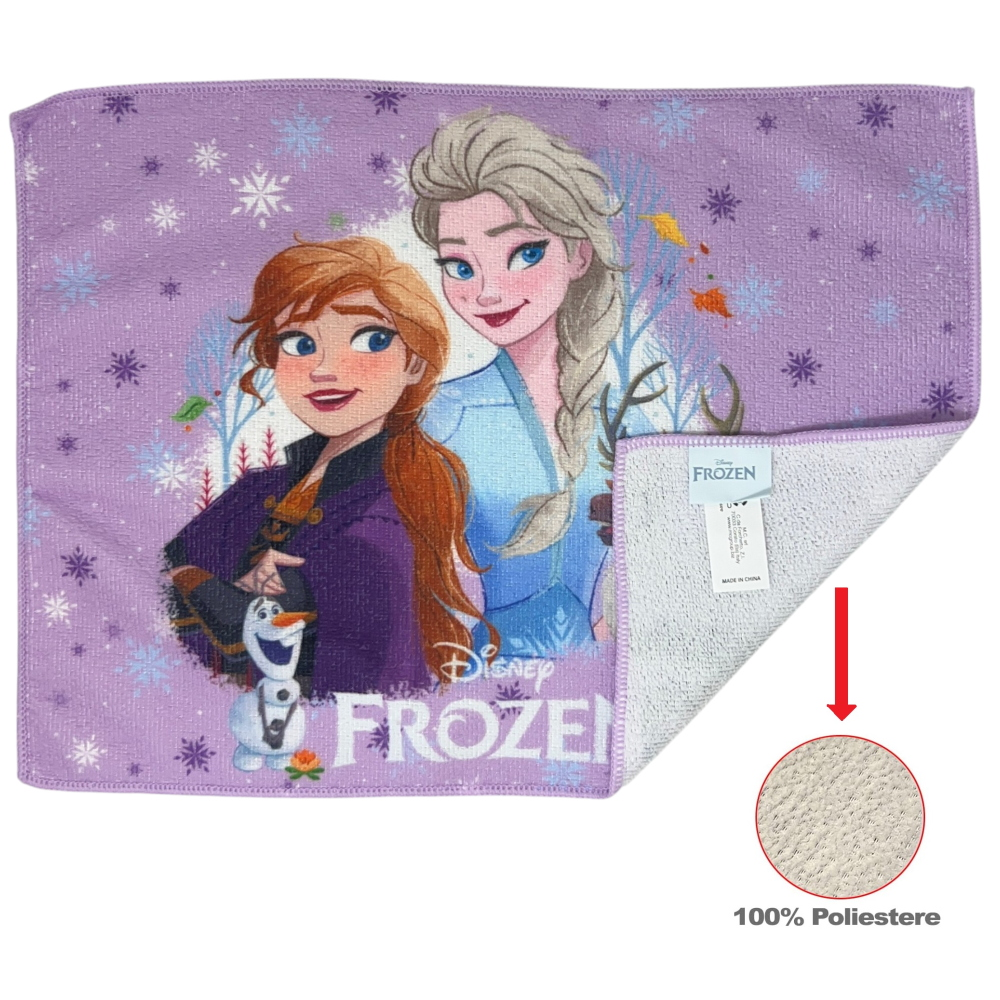 TOVAGLIETTA FROZEN DISNEY IN TESSUTO DA COLAZIONE PRANZO CM.40X30- FR1350