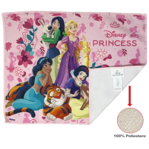 TOVAGLIETTA PRINCIPESSE DISNEY IN TESSUTO DA COLAZIONE PRANZO CM.40X30- PR1350