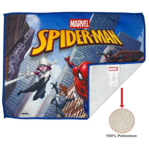 TOVAGLIETTA SPIDERMAN MARVEL IN TESSUTO DA COLAZIONE PRANZO CM.40X30- SPI1350