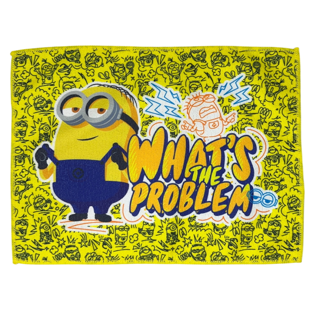 TOVAGLIETTA MINIONS IN TESSUTO DA COLAZIONE PRANZO CM.40X30- CI9135