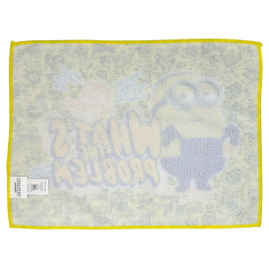 TOVAGLIETTA MINIONS IN TESSUTO DA COLAZIONE PRANZO CM.40X30- CI9135