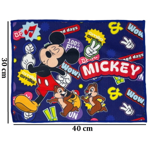 TOVAGLIETTA TOPOLINO DISNEY IN TESSUTO DA COLAZIONE PRANZO CM.40X30- MIC1350